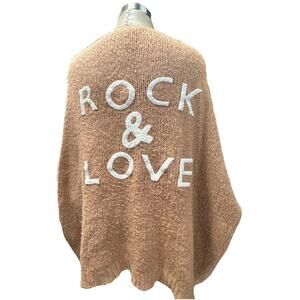 Oversized Elan Rock & Love Long Cardigan One Size Color: Mauve NWOT‎